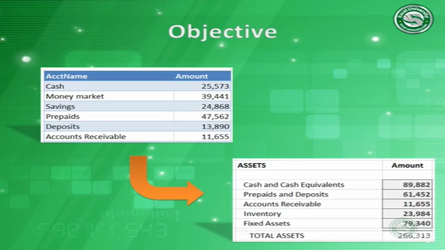 Excel for Accountants: Mapping Tables – Screenshot 2