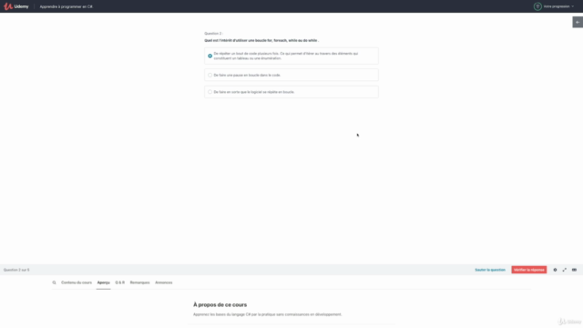 Apprendre à programmer en C# – Screenshot 2