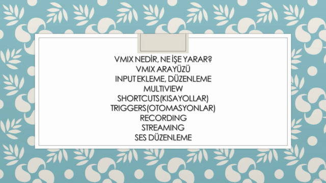 Sıfırdan Zirveye vMix Eğitimi (A'dan Z'ye Her Şey) – Screenshot 4