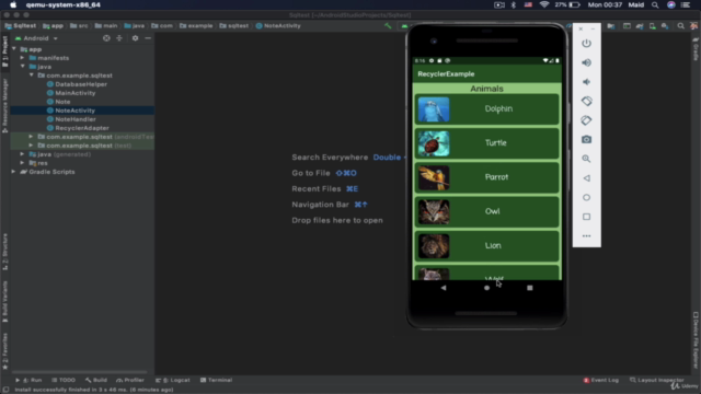 The complete Java Android App development Bootcamp – Screenshot 4