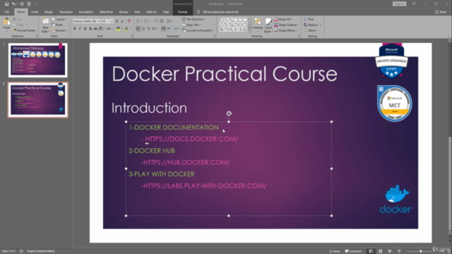 Docker Practical Course – Screenshot 1