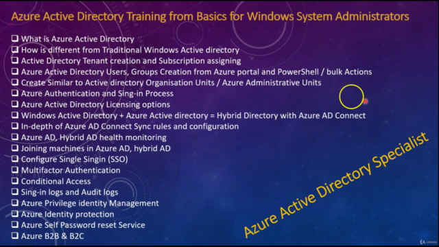 Azure Active Directory training – Screenshot 2