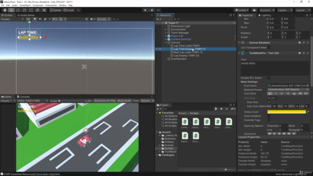 Learn To Create A Racing Game With Unity & C# - Screenshot_03