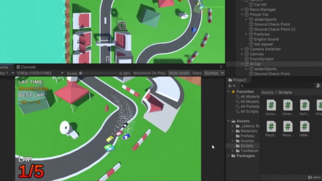 Learn To Create A Racing Game With Unity & C# - Screenshot_04