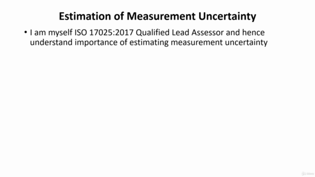 Estimation of Measurement Uncertainty – Screenshot 2
