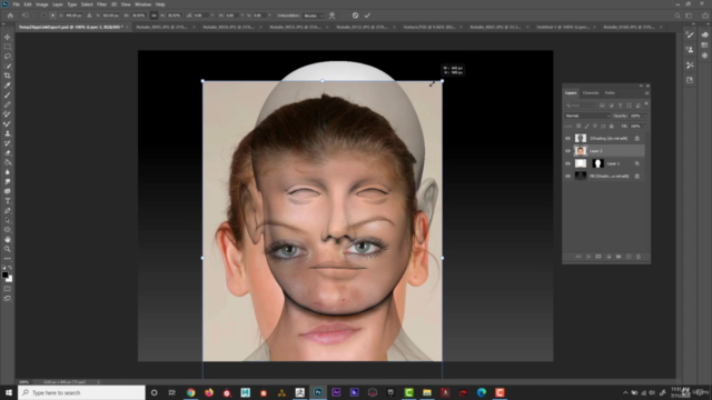 Texturing in ZBrush (Photo projection) – Screenshot 1