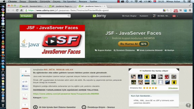 JSF (JavaServer Faces) – Screenshot 2