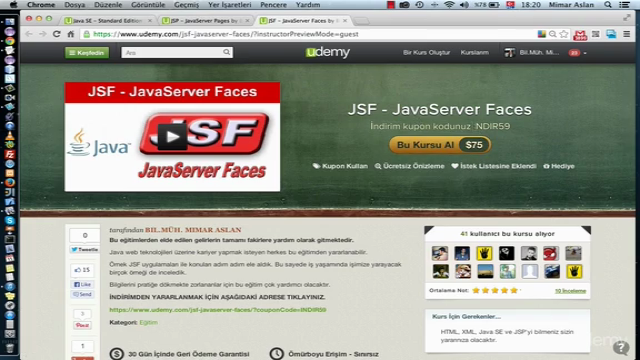 JSF (JavaServer Faces) – Screenshot 3