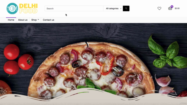 How to Sell Food Online - Building a Food Delivery Website – Screenshot 1