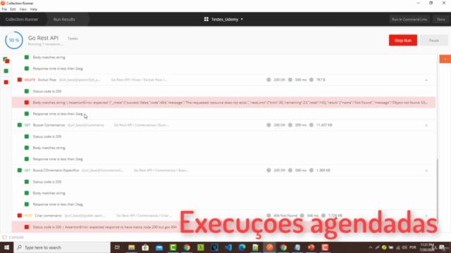 Automação de testes de API com Postman + Projeto de testes – Screenshot 2