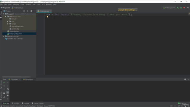 Complete Python Programming Fundamentals And Sample Projects – Screenshot 1
