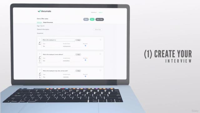Legal Document Automation using Gavel (formerly Documate) – Screenshot 1
