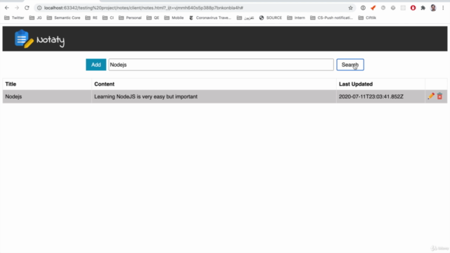 FullStack Web Development: Node | Express | MongoDB – Screenshot 2