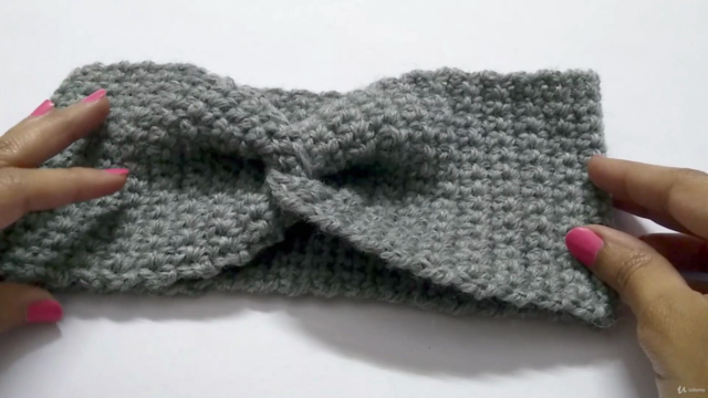 Basic Crochet Stitches and Twisted Crochet Headband Project – Screenshot 3