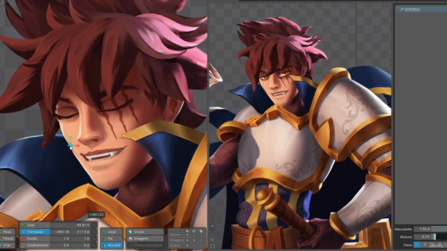 Animação 2D de personagens no Spine Pro – Screenshot 2