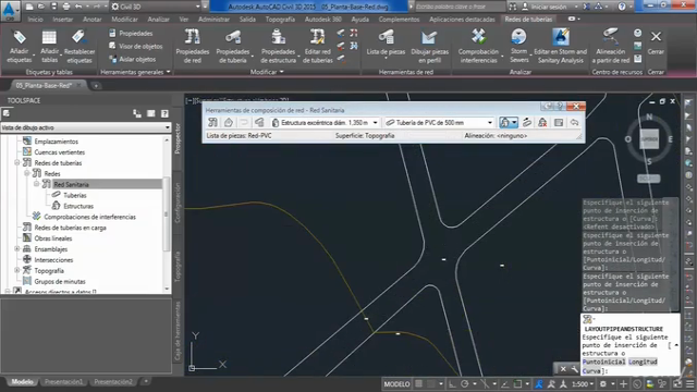 Redes de Tuberías con Autocad Civil 3D – Screenshot 1