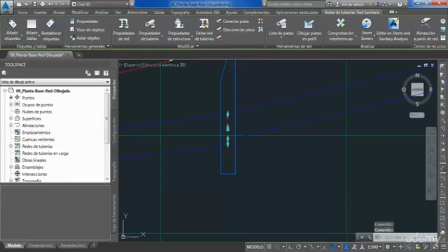 Redes de Tuberías con Autocad Civil 3D – Screenshot 3