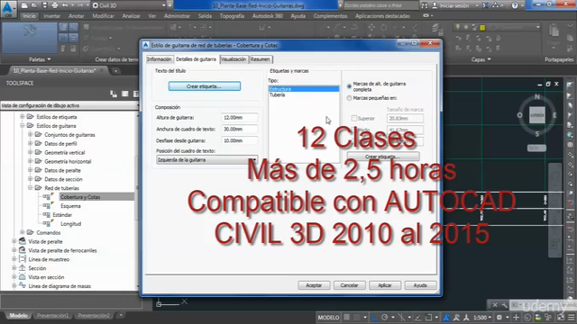 Redes de Tuberías con Autocad Civil 3D – Screenshot 4