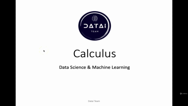 Calculus for Data Science & Machine Learning - 2020 – Screenshot 1