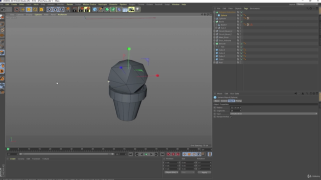 Cinema 4D Creating Grocery Store for Beginner (2020) – Screenshot 4