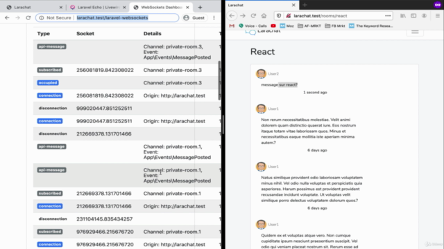Créez une Messagerie Temps réel Multiroom Laravel Livewire – Screenshot 4