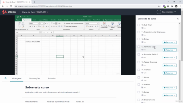 Curso de Excel ( Gratis ) – Screenshot 3