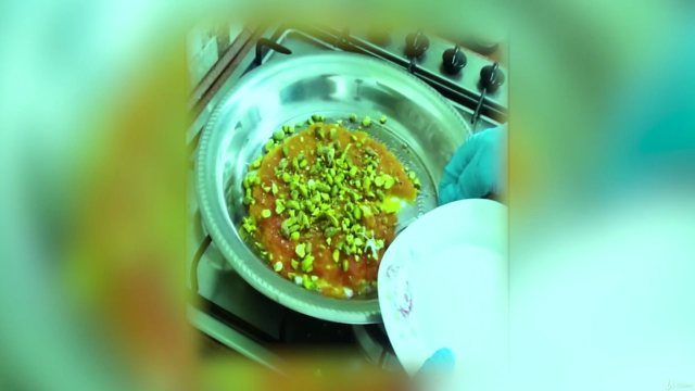 Learn how to make Arabic Eastern Sweets Kunafa /Konafa كنافة – Screenshot 3