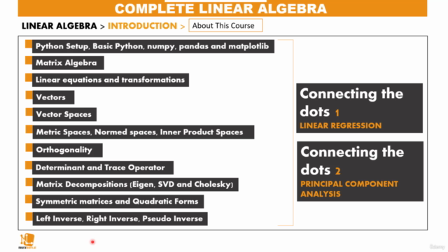 Beginner - Expert Linear Algebra, with Practice in Python. – Screenshot 3