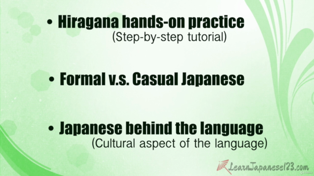Basic Japanese Course – Screenshot 4