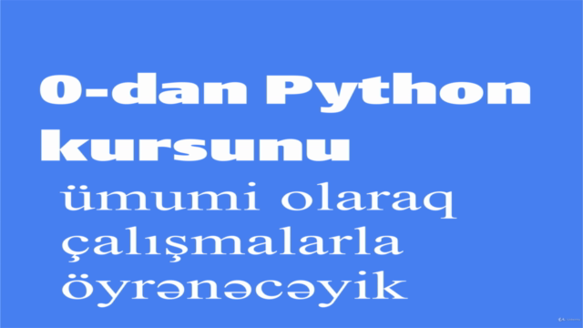 0-dan Python proqramlaşdırma ümumi izahda – Screenshot 2