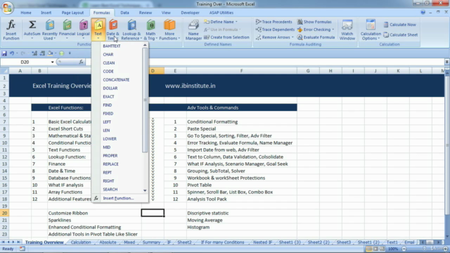 MS Excel Advance Training: Solve Difficult Problems – Screenshot 1