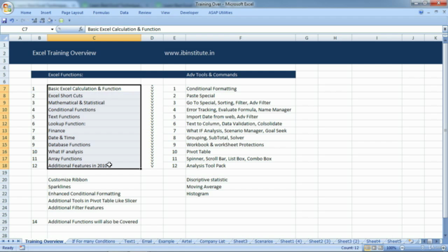 MS Excel Advance Training: Solve Difficult Problems – Screenshot 4