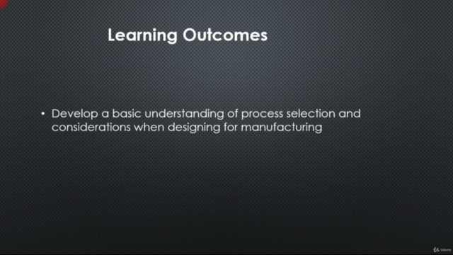Manufacturing process selection and Design for manufacturing – Screenshot 4