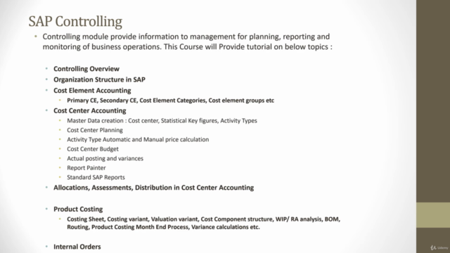 SAP Controlling – Screenshot 2