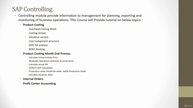SAP Controlling – Screenshot 4