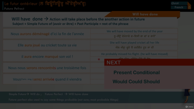 Complete French Course (Through Punjabi): Level Beginner – Screenshot 2