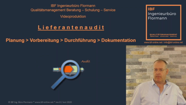 Lieferantenaudit – Screenshot 1