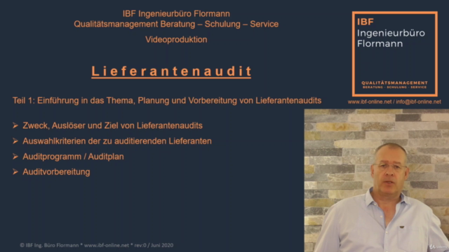 Lieferantenaudit – Screenshot 2