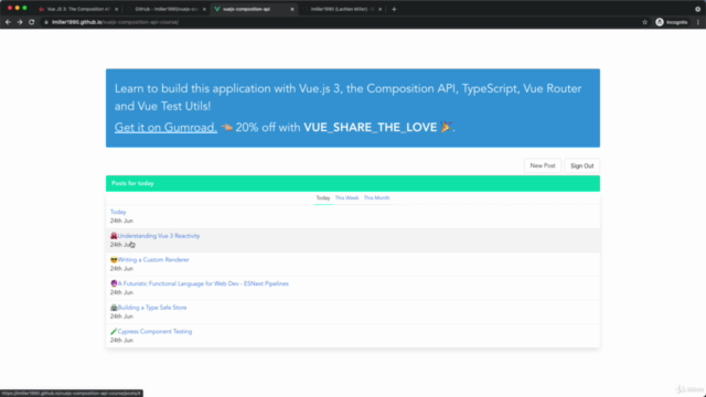 Vue JS 3: The Composition API (Inc Script Setup, TypeScript) - Screenshot_01