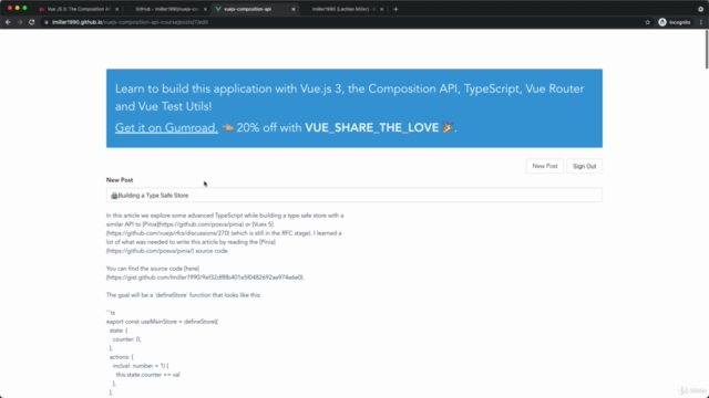 Vue JS 3: The Composition API (Inc Script Setup, TypeScript) - Screenshot_02