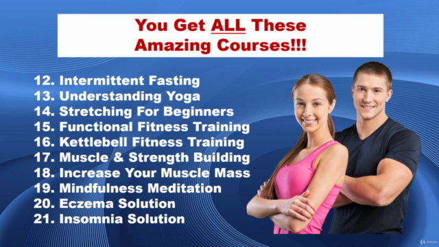 The Complete Fitness & Health Masterclass - 21 Courses in 1 - Screenshot_03