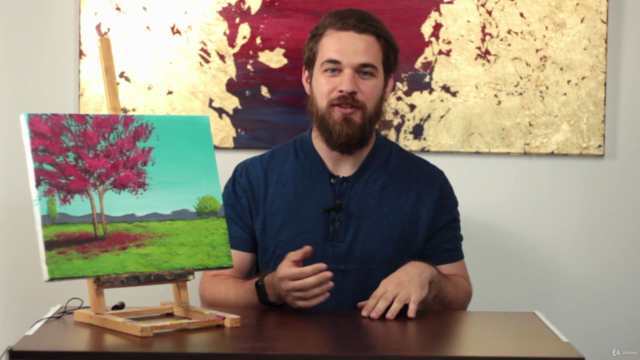 Acrylic Landscape Painting for beginners Super Easy to paint - Screenshot_02