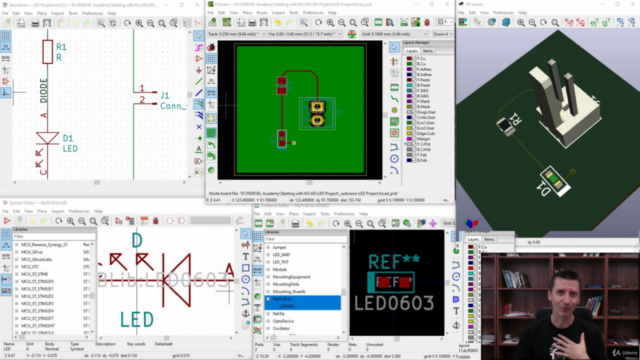 What is KiCad about? Starting with KiCad ... – Screenshot 1