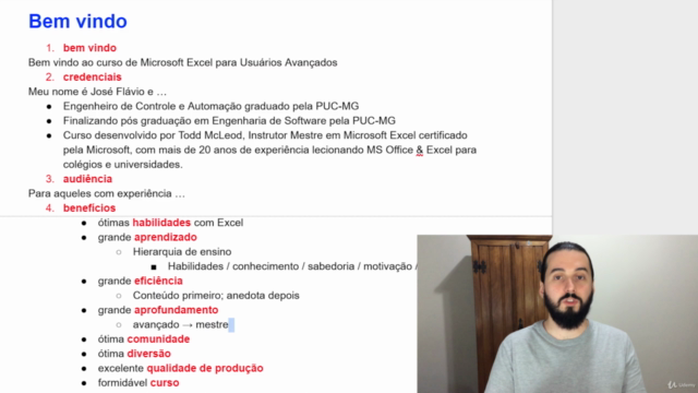 Excel Avançado - Avançando para o level Mestre – Screenshot 1