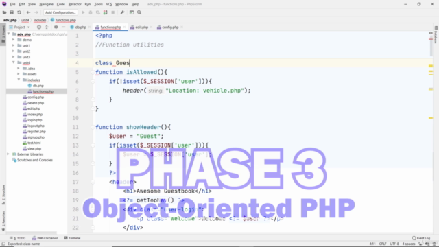 Build Clean and Secure PHP Web Apps from Scratch – Screenshot 4