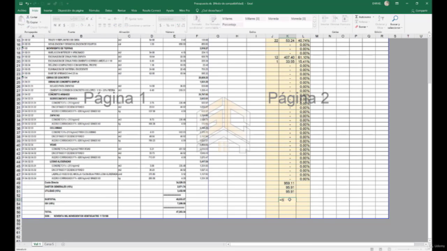 Valorizaciones De Obra En Excel Y Curva S Free Course 0319