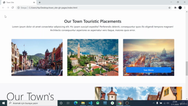 Baştan Sona Web Tasarım Eğitimi – Screenshot 2