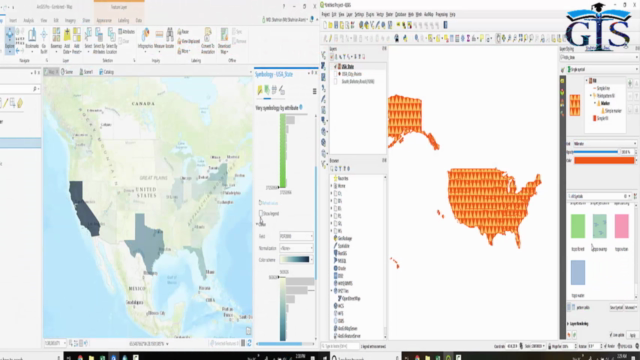 ArcGIS Pro vs QGIS Level 3: Advanced Map Styling & 2.5D Map – Screenshot 1