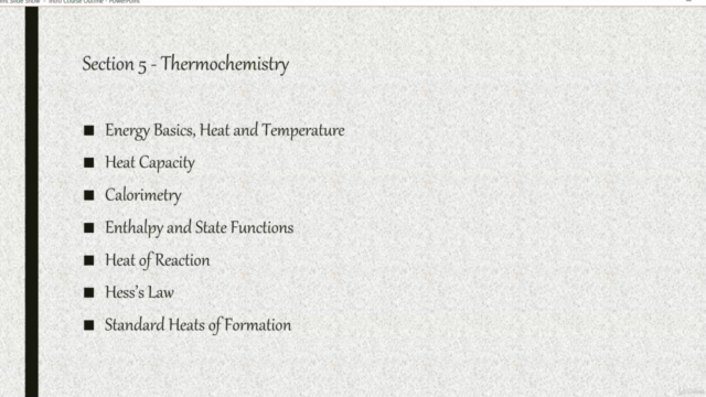 Dr. K's Complete First Semester General Chemistry I Course – Screenshot 3