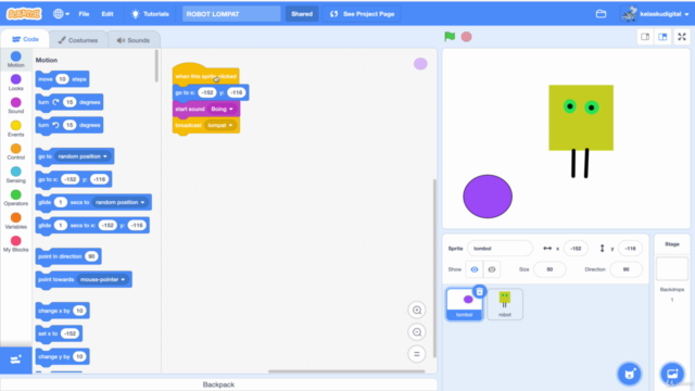 Pengenalan Ayo Bermain Coding dengan Scratch Programming – Screenshot 2